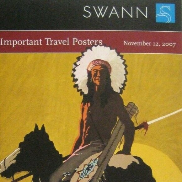 SWANN Catalog Auction November 2008 Rare Travel Posters 2128 PPB - Picture 2 of 8